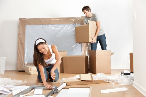 Finchley Removals team protecting belongings during transport