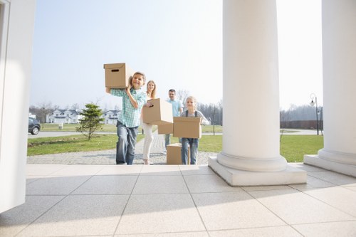 Office relocation team planning a business move in Finchley