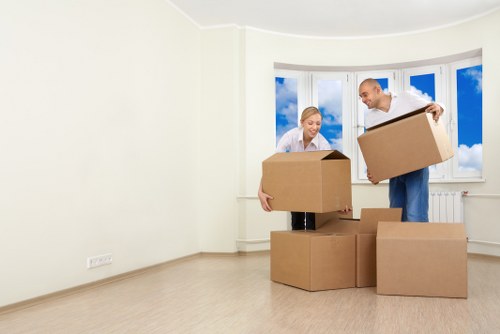Packing and transporting office equipment in Finchley