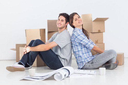 Furniture dismantling and moving support for a Finchley office