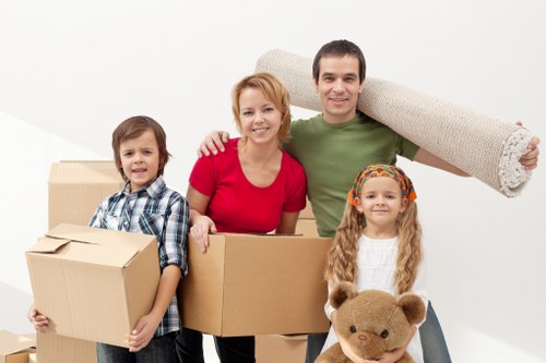 Furniture loading for man and van removals in Finchley