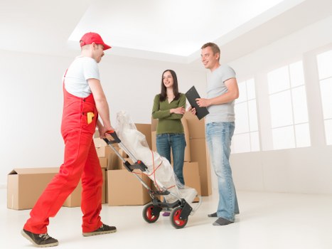 Finchley Removals payment options shown in a secure transaction process