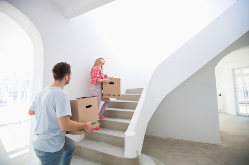 Careful loading of furniture for a Finchley home relocation