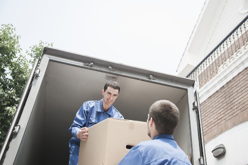 Team member reporting a hazard during a moving operation