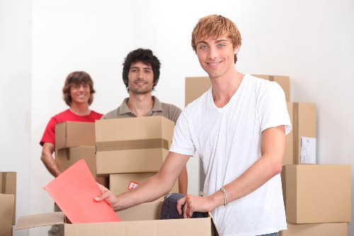 Packing and furniture handling during a Finchley house move