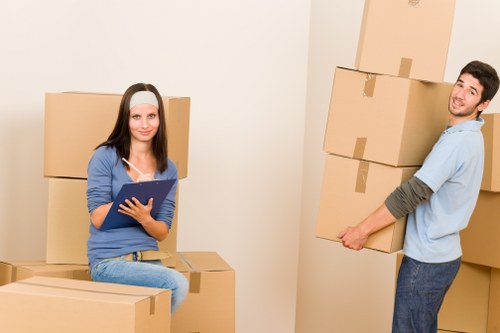 Commercial removals for an office relocation in Finchley