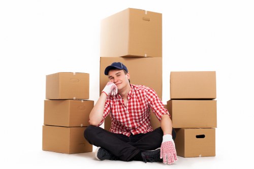 Furniture pick-up and removal loading preparation